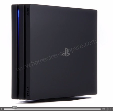 Sony PS4 Pro : Vue en 3D Sony PS4 Pro : Vue en 3D