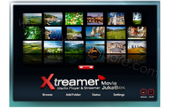 Xtreamer Media Player & Streamer Menu