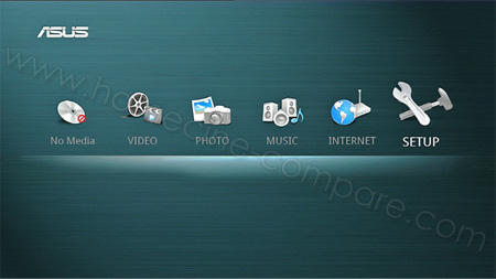 Asus OPlay BDS-500 : Menu d'accueil