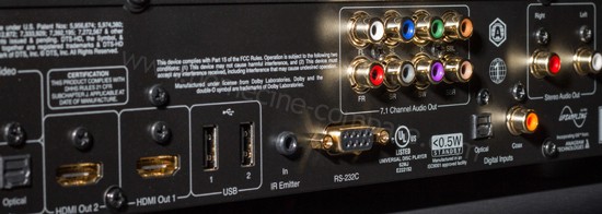 Cambridge Audio CXU : Connectique