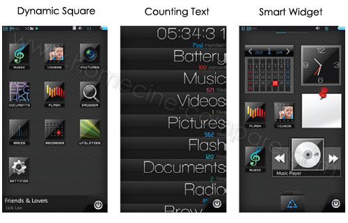 Cowon J3 - Pr�sentation des menus