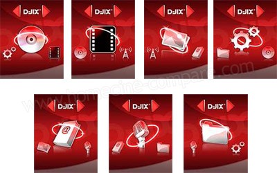 Djix M330 : Menu principal