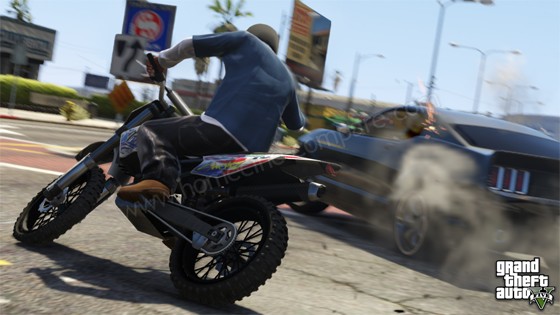 GTA V : Course poursuite (crdit : Rockstar Games) 