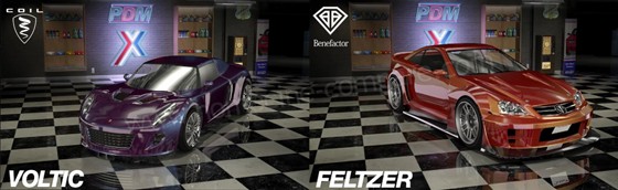 GTA V : Voitures (crdit : Rockstar Games) 