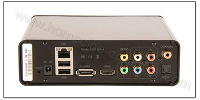 HDX BD-1 Connectique