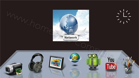 MCL SAMAR Simple Box Advanced for TV : Menu d'accueil