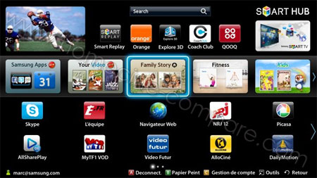 Samsung Smart Hub : Prsentation photo