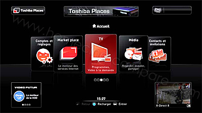 Toshiba Places : Pr�sentation photo
