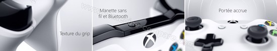 Microsoft Xbox One S : Nouvelle manette sans fil