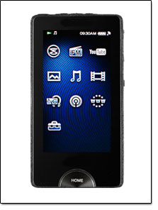 Baladeur multim�dia avec �cran OLED