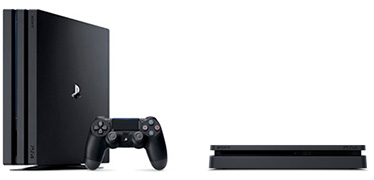 Illustrations de la nouvelle console Sony Playsation 4 Pro