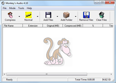 Illustration du logiciel pour créer des fichiers APE