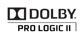 Logo présent sur les équipements équipés du Dolby Pro Logic II