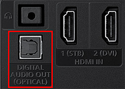 Définition de Sortie optique