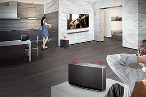 Visuel de la technologie Multi Flow de LG