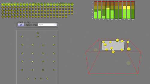 Mixage de sons objets dans l'espace en Dolby Atmos