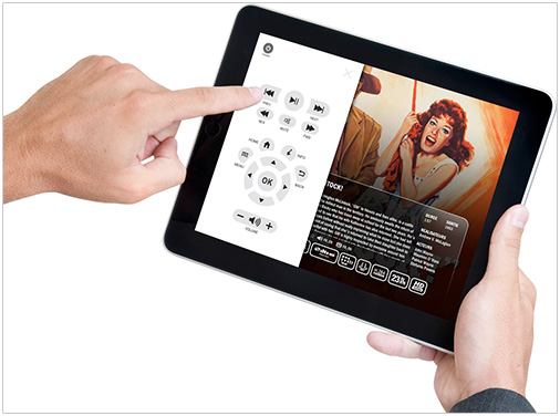 Visuel de l'application Zappiti Media Control 4K