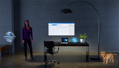 Environnement en r�alit� mixte avec casque WMR