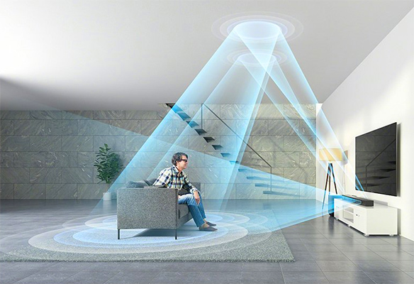 Visuel reprsentant le systme Sony S-force PRO Front Surround