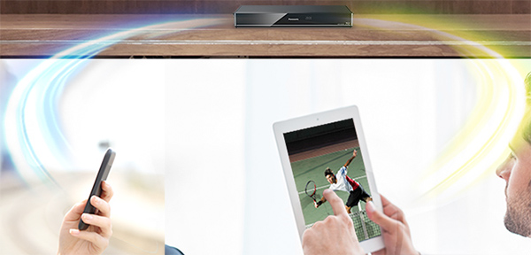 Visuel repr�sentant un enregistreur Panasonic compatible TV Anywhere