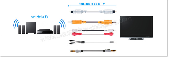 3.5mm Audio numérique Câble coaxial Hd Rca Lotus Câble de conversion de  tête pour haut-parleurs de récepteur stéréo Projecteur