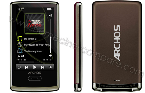ARCHOS 3 Vision 8 Go Chocolat
