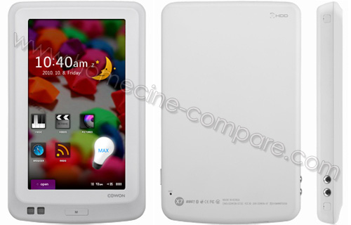 COWON X7 160 Go Blanc