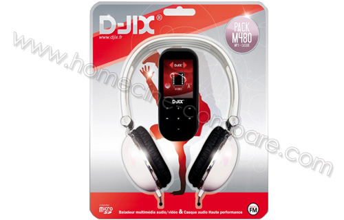 DJIX M480FM Blanc 4 Go Casque