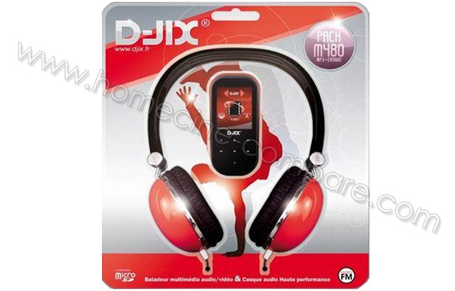 DJIX M480FM Orange 4 Go Casque