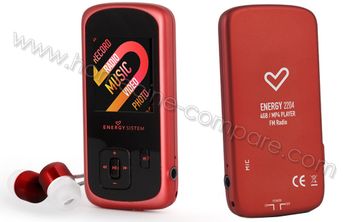 ENERGY SISTEM Energy 2204 Rouge 4 Go