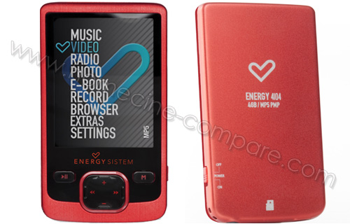 ENERGY SISTEM Energy 4104 Rouge 4 Go