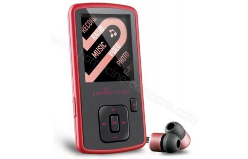 ENERGY SISTEM Energy MP4 Slim 3 Rouge 8 Go