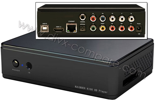 KAIBOER K100 HD Player Noir