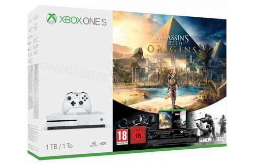MICROSOFT Xbox One S 1 To AC Origins R6 Siege