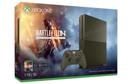 MICROSOFT Xbox One S 1 To Battlefield 1