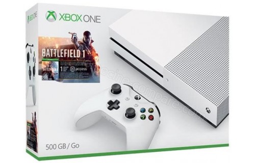 MICROSOFT Xbox One S 500 Go Battlefield 1