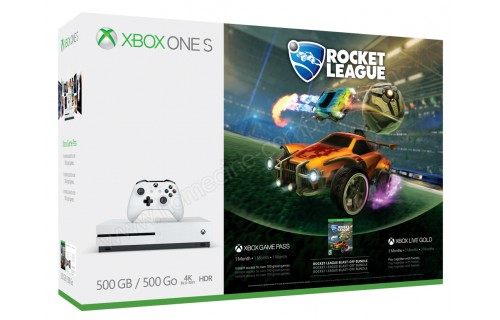 MICROSOFT Xbox One S 500 Go Rocket League