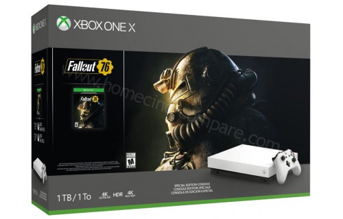 MICROSOFT Xbox One X Blanche 1 To Fallout 76