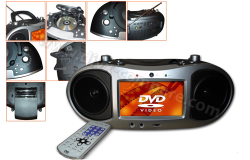 OPTIMAG Boombox DVD 6,2"