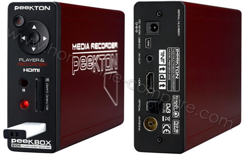 PEEKTON Peekbox 205 Rouge (sans DD)