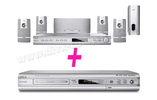 PHILIPS DVDR-3355 + Ampli HTR 5000