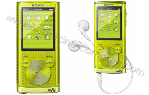 SONY NWZ-E453 Vert 4 Go