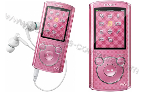 SONY NWZ-E464 Rose 8 Go