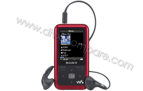 SONY NWZ-S615F Rouge 2 Go