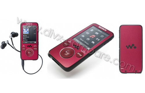 SONY NWZ-S638F Rouge 8 Go