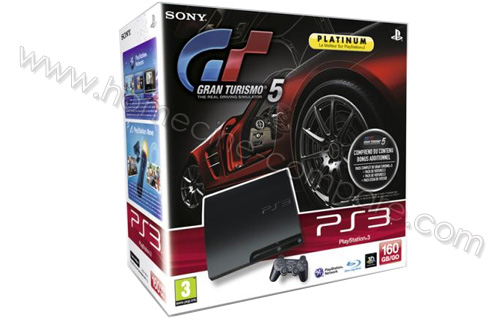 SONY PS3 Slim 160 Go Gran Turismo 5