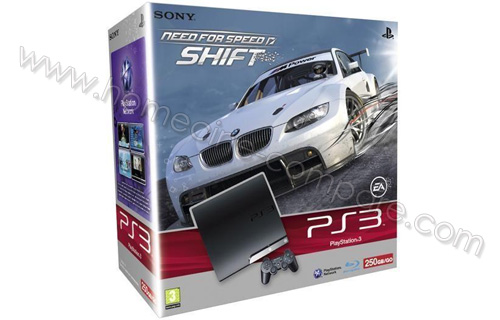 SONY PS3 Slim 250 Go Need for Speed Shift