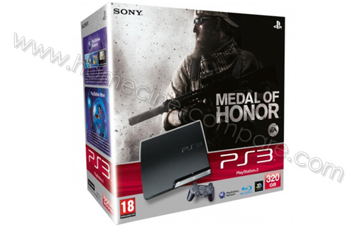SONY PS3 Slim 320 Go Medal of Honor