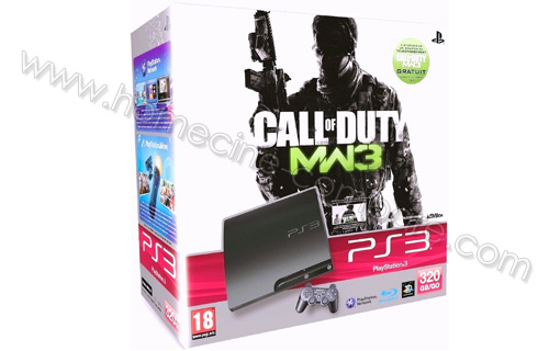 SONY PS3 Slim 320 Go COD Modern Warfare 3