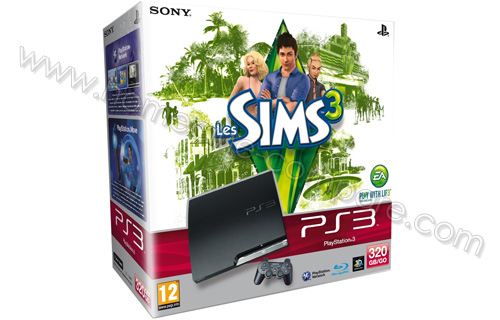 SONY PS3 Slim 320 Go Les Sims 3